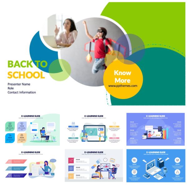 premium elearning presentation for powerpoint google slides or keynote