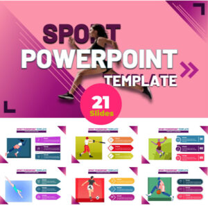 sport premium presentation template for PowerPoint google slides and keynote