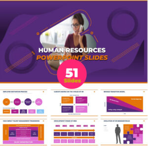 Human Resources presentation template for powerpoint google slides and keynote