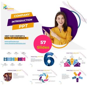 Company introduction template for powerpoint, google Slides & keynote